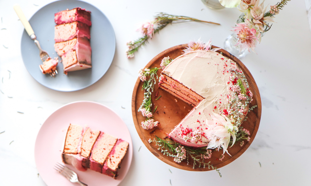 Zesty Rose and Almond Chickpea Cake
