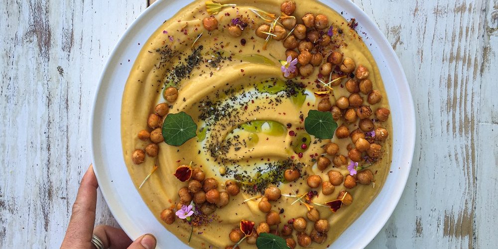 Carrot hummus