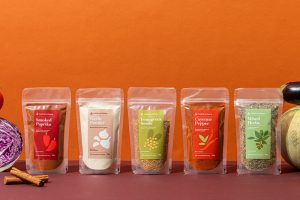 FtN's Spice Range Featuring Pouches of Garlic Powder, Smoked Paprika, Cinnamon