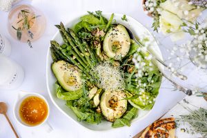 Grilled Asparagus and Broccoli Salad