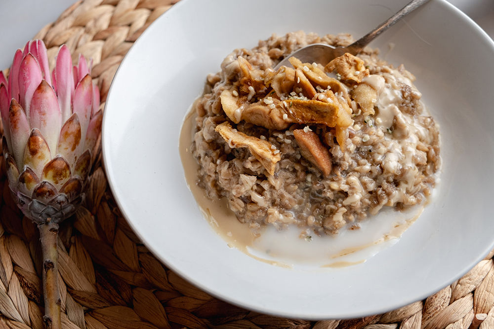 Healthy Sunflower Seed Breakfast Risotto 3