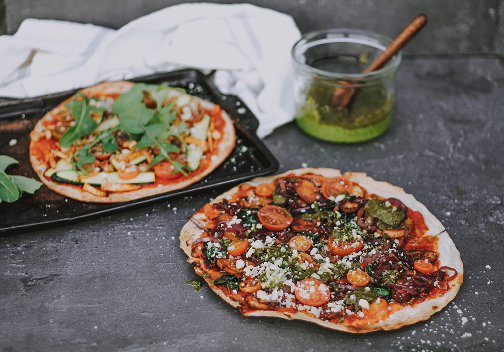 Collagen-Infused Rocket & Basil Pizza