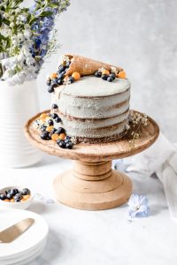 Toasted Coconut Birthday Cake with a Dairy-Free Matcha Frosting 3