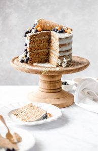 Toasted Coconut Birthday Cake with a Dairy-Free Matcha Frosting 6