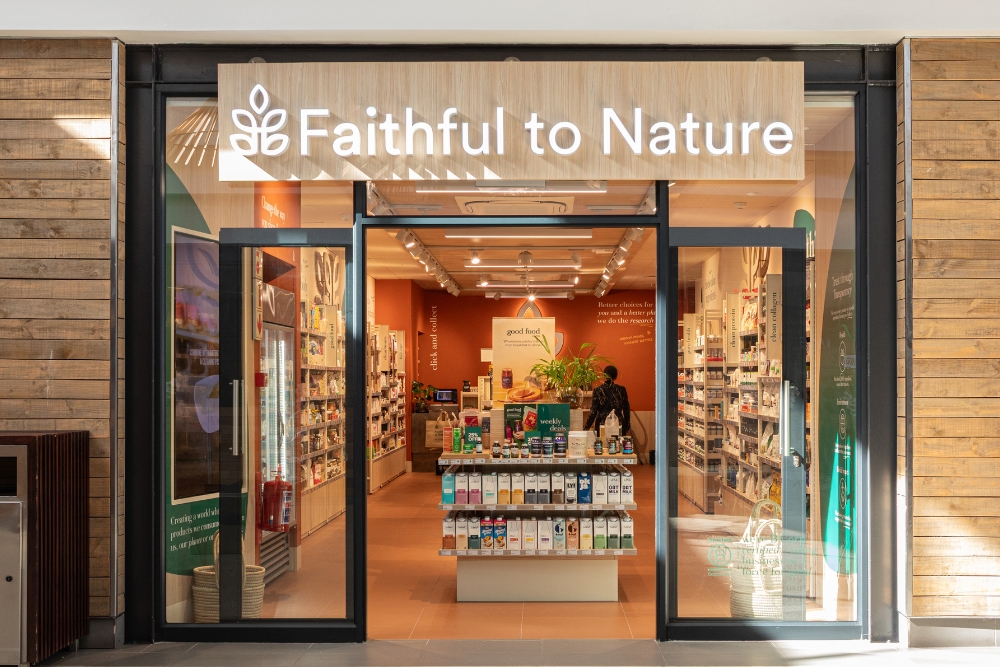 Faithful to Nature storefront in Sun Valley Mall