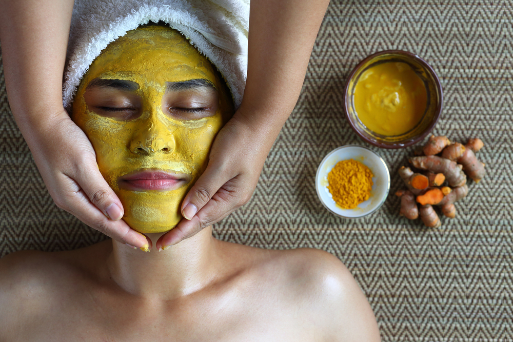 Ayurvedic turmeric face mask