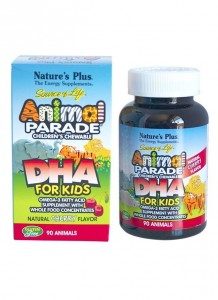 Animal Parade DHA Omega-3 Children’s Chewable Tablets