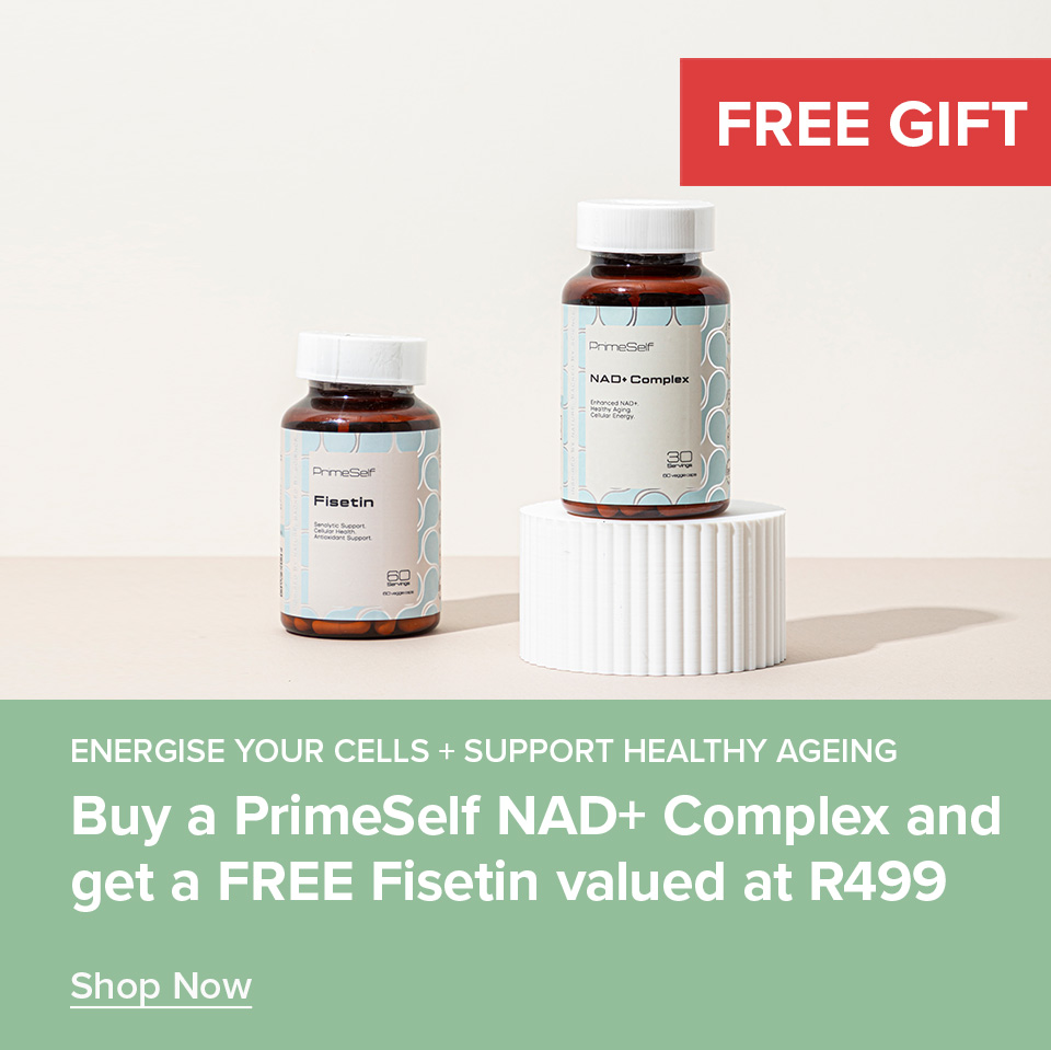 Buy a PrimeSelf NAD+ Complex and Get a Free Fisetin valued at R499