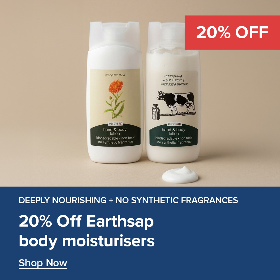 20% Off Earthsap Body Moisturizers
