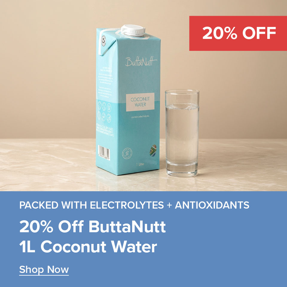 20% Off ButtaNutt 1L Coconut Water