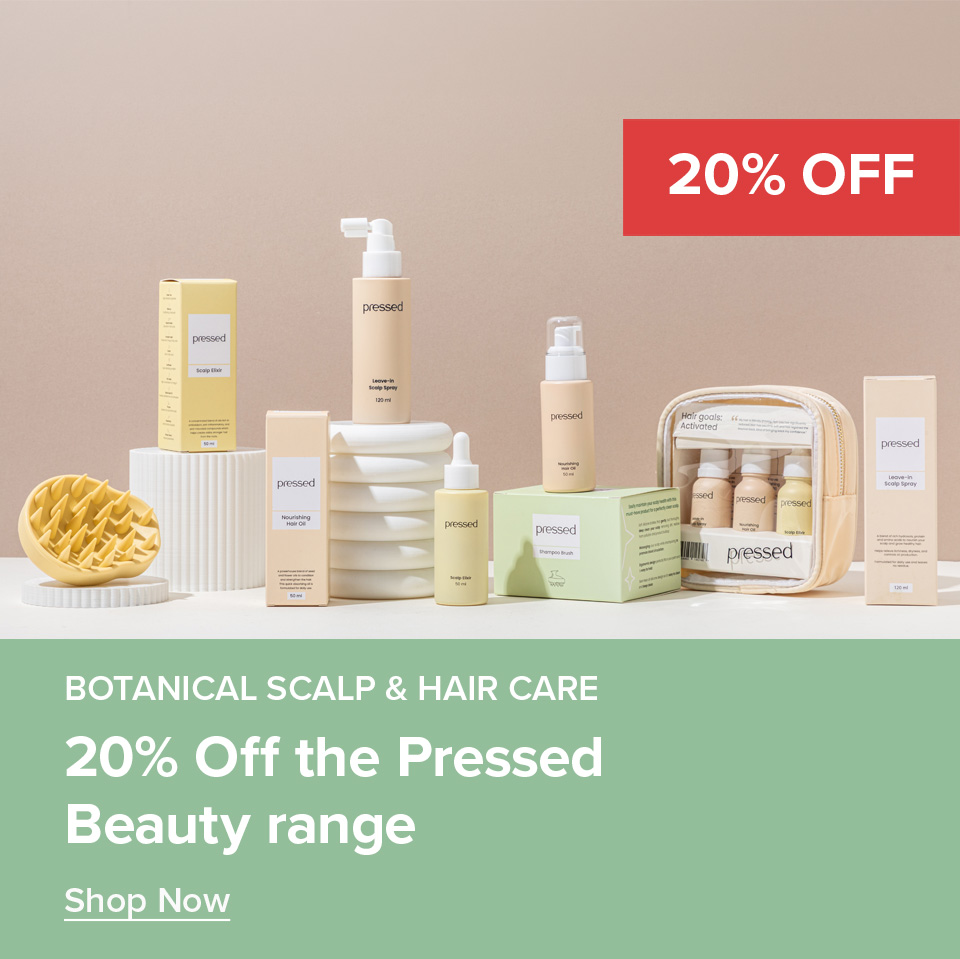 20% Off Pressed Beauty Range