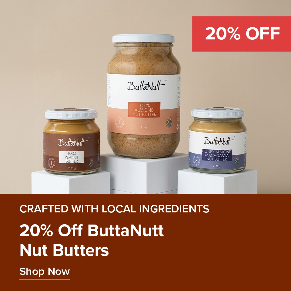 20% Off Buttanutt Nut Butters