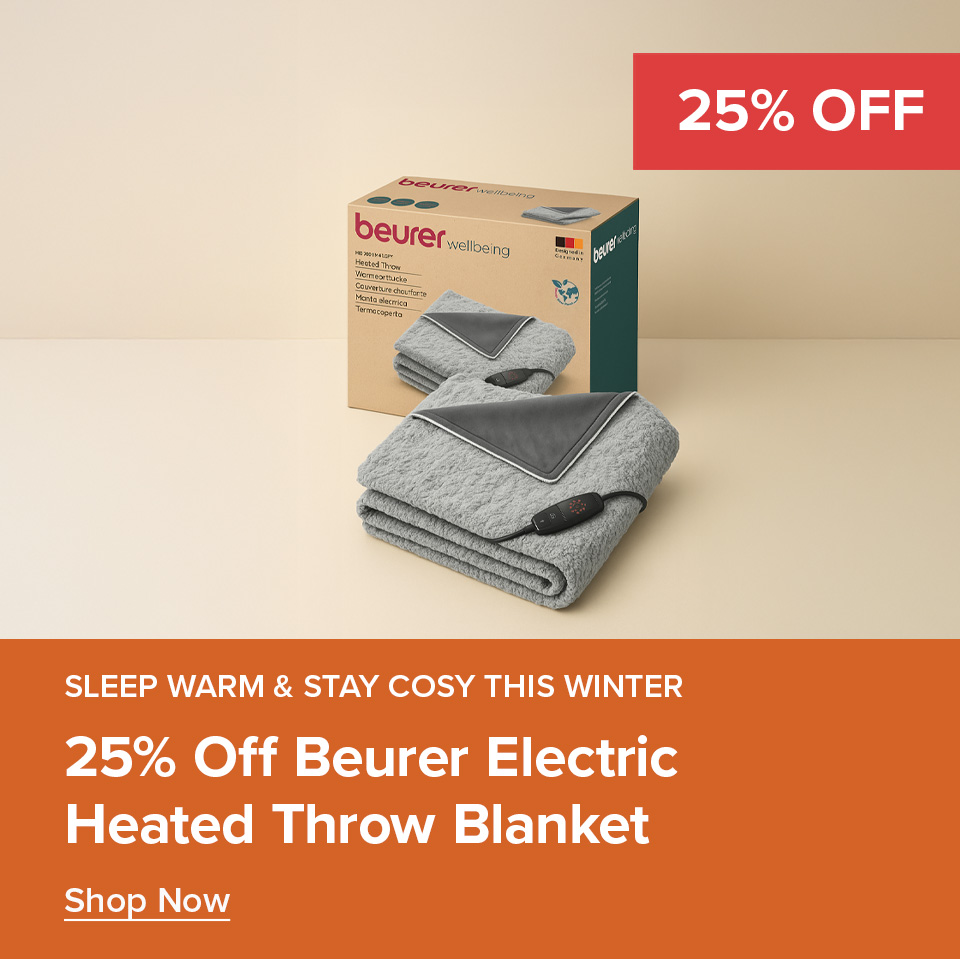 25% Off Beurer Electric Throw Blanket