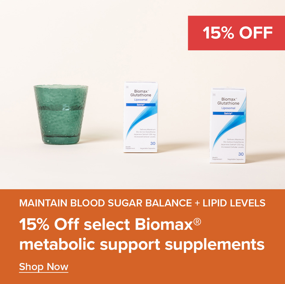 15% Off Select Biomax Metabolic Support Supplements