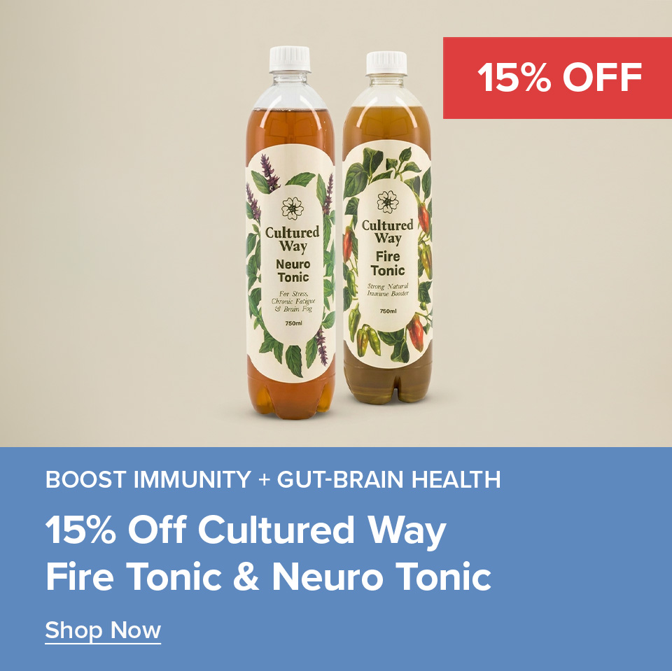 15% Off Cultured Way Fire & Neuro Tonic 