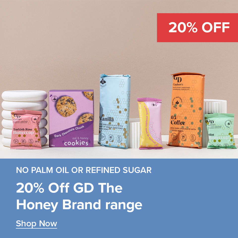 20% Off GD The Honey Brand Range 