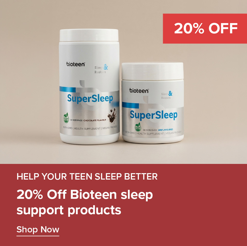 20% Off Bioteen Sleep Support Products