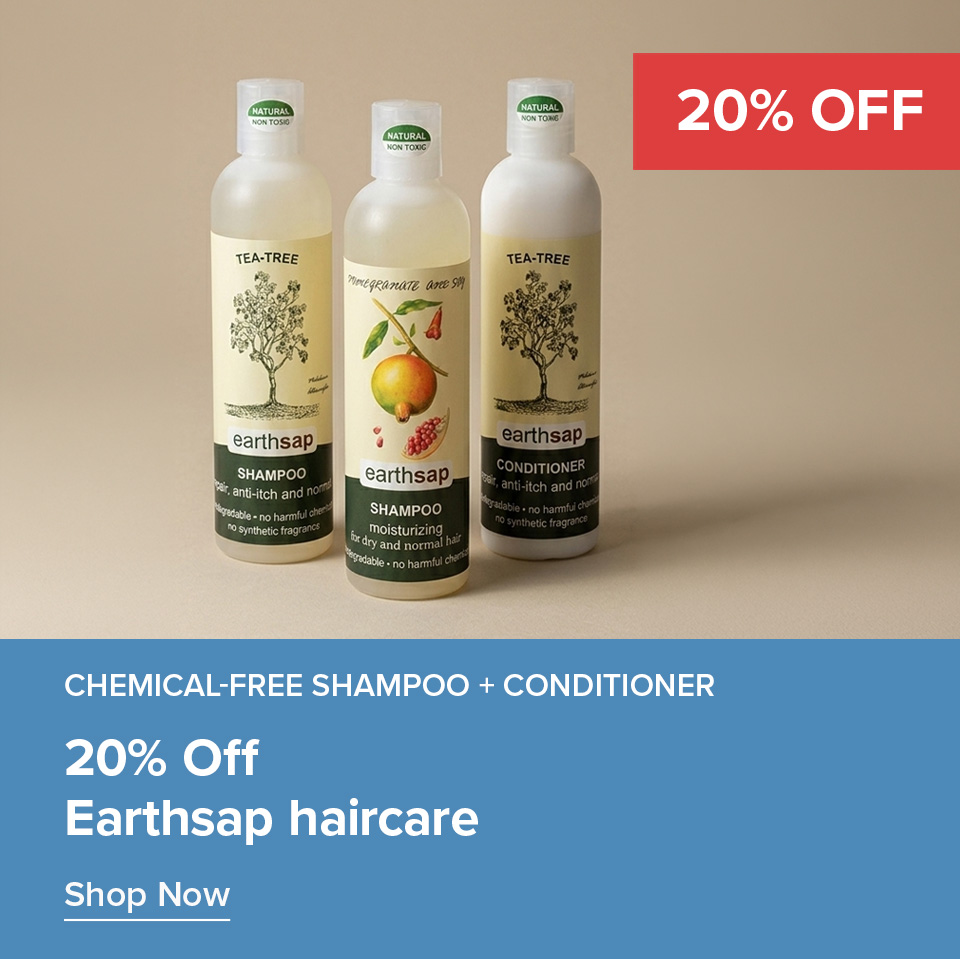20% Off Earthsap Haircare