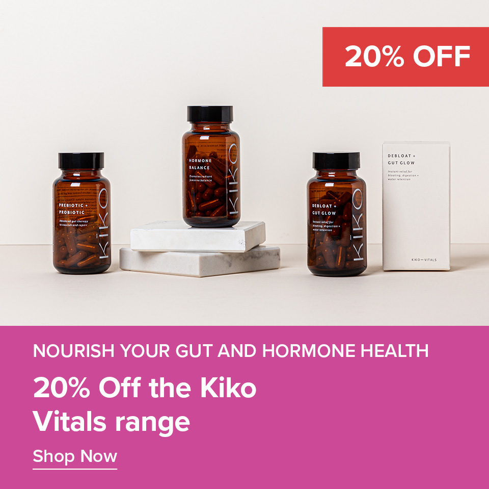 20% Off Kiko Vitals Range 