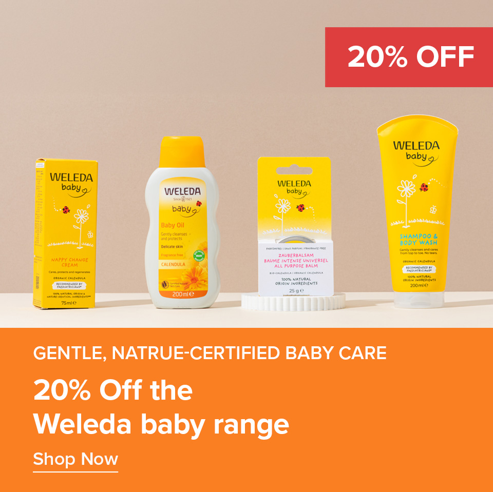 20% Off Weleda Baby Range 