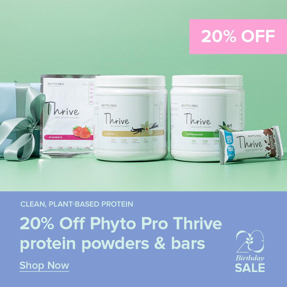 20% Phyto Pro Thrive Daily Protein & Vegan Bars