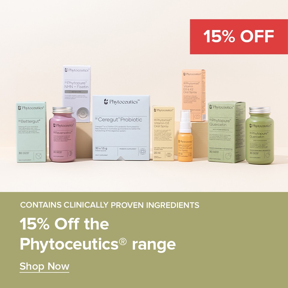 15% Off Phytoceutics Range