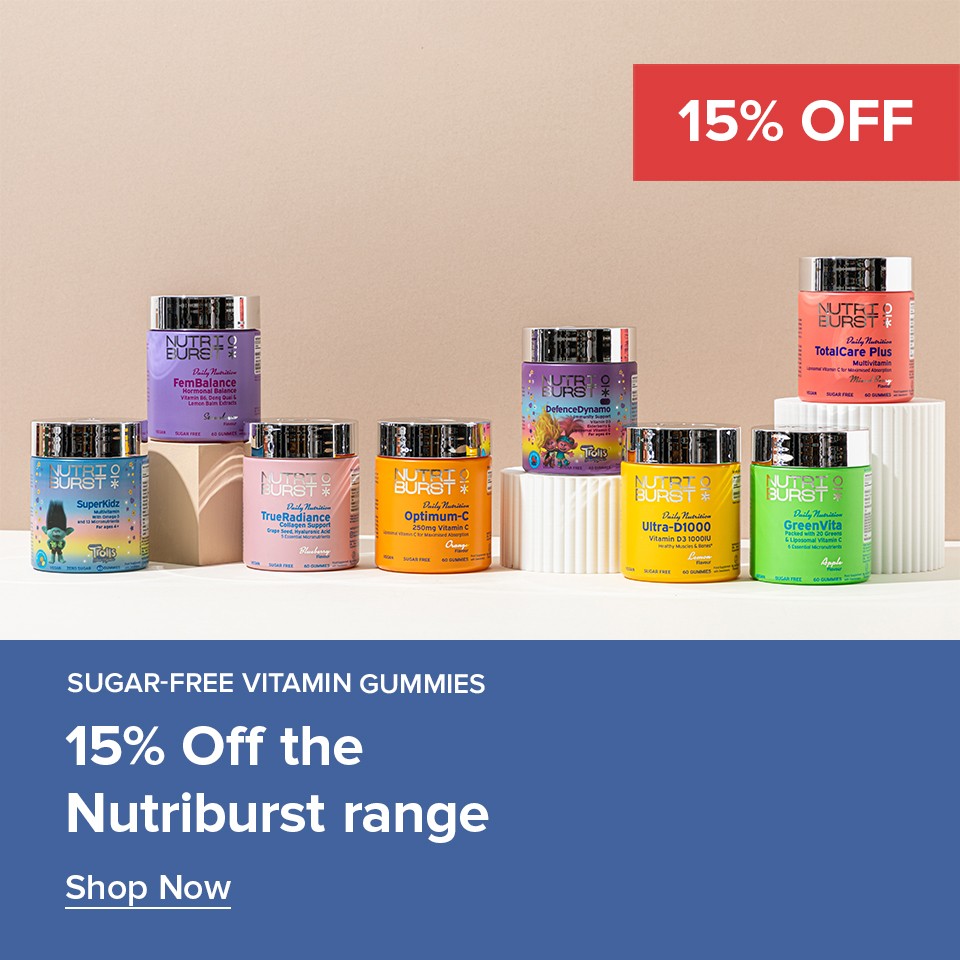 15% Off Nutriburst Range