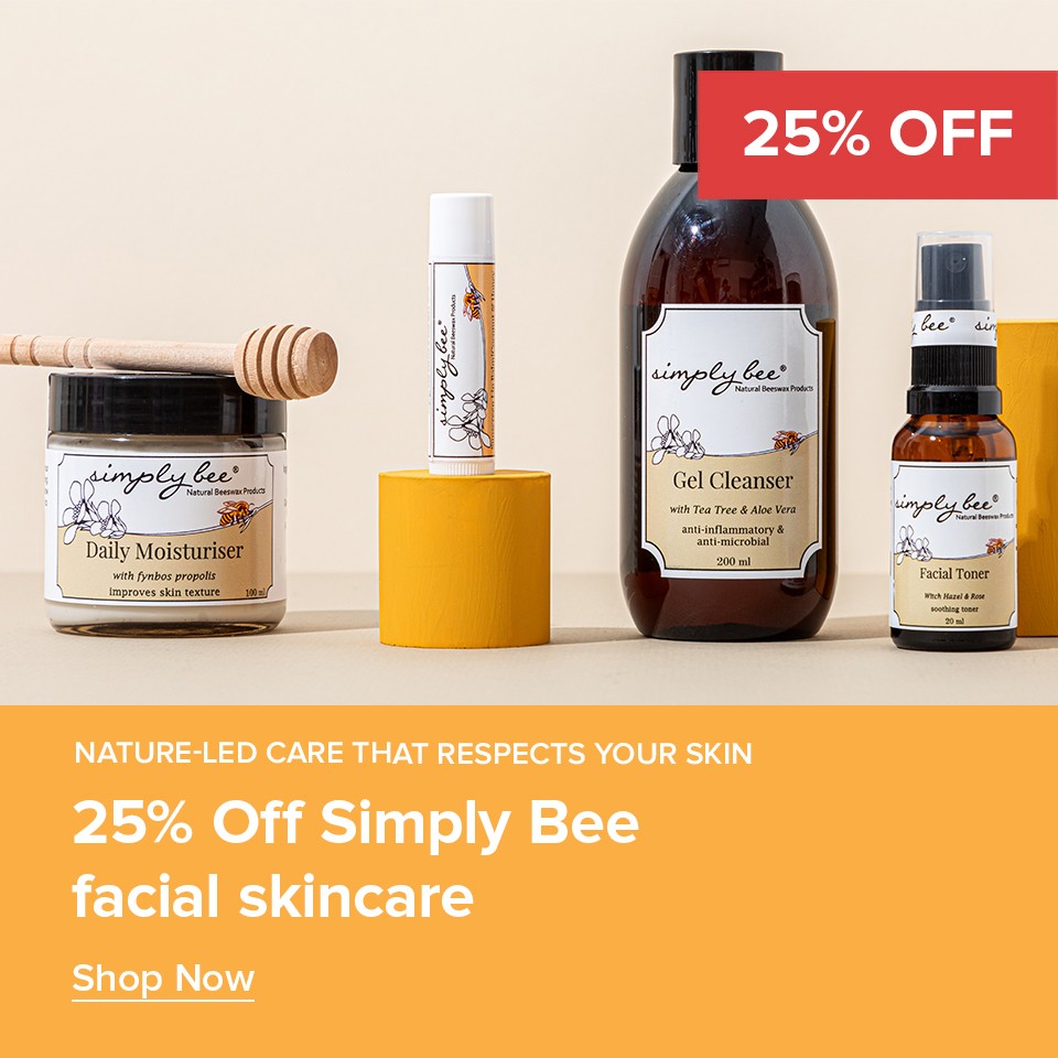 25% Off Simply Bee Facial Skincare