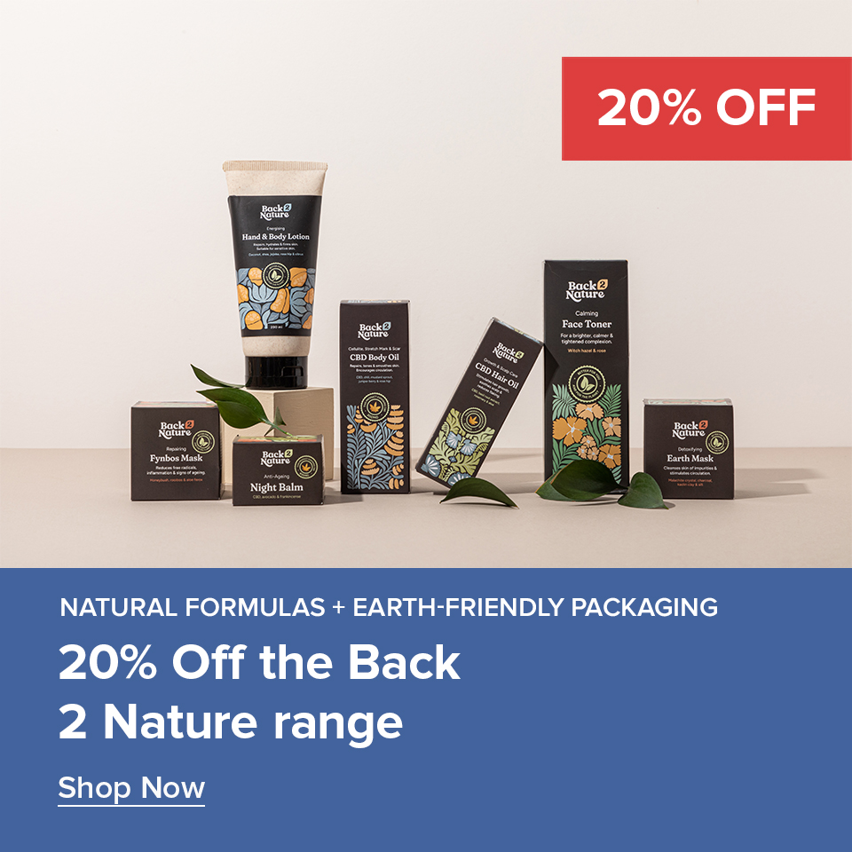 20% Off Back 2 Nature Range 