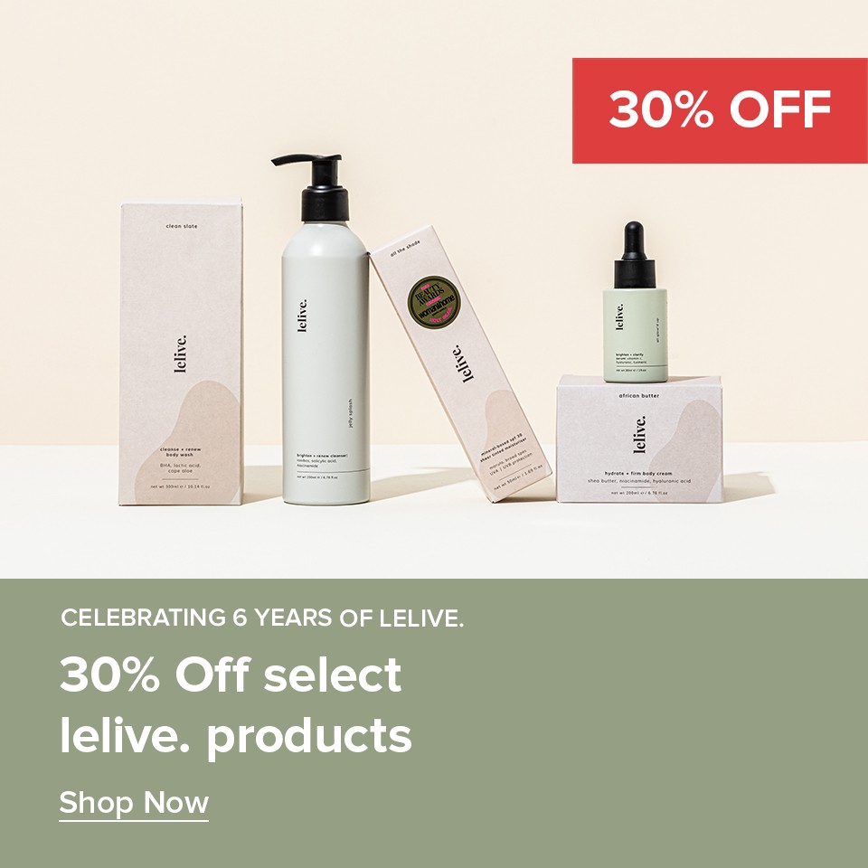 30% Off Lelive Range 