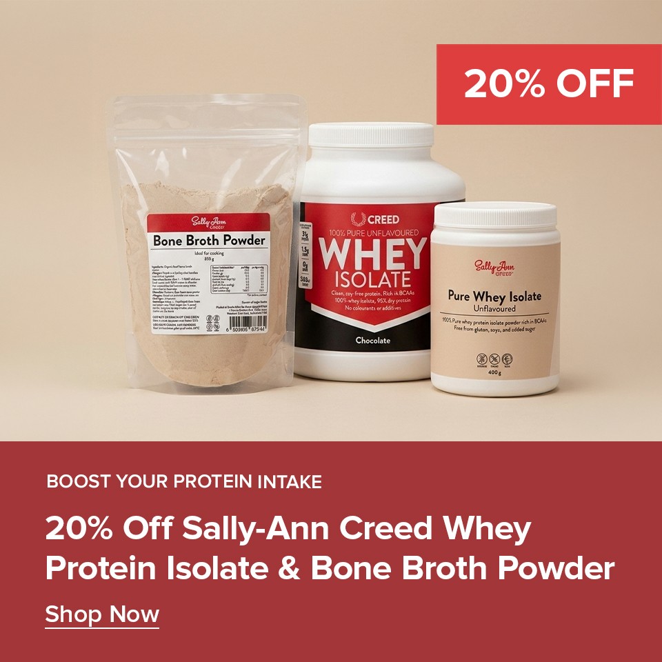 20% Off Sally-Ann Creed Protein Powder & Bone Broth