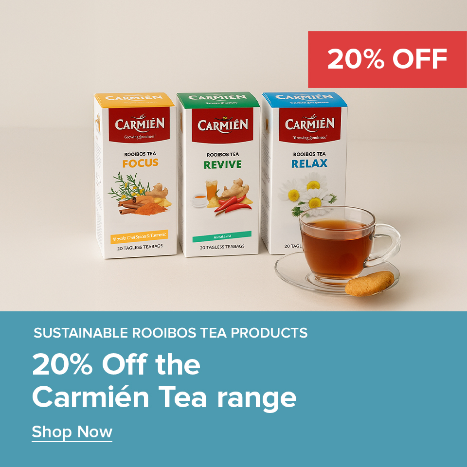 20% Off Carmien Tea Range 