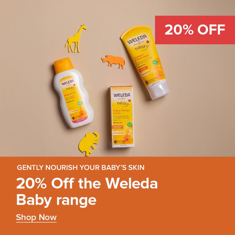 20% Off Weleda Baby Range