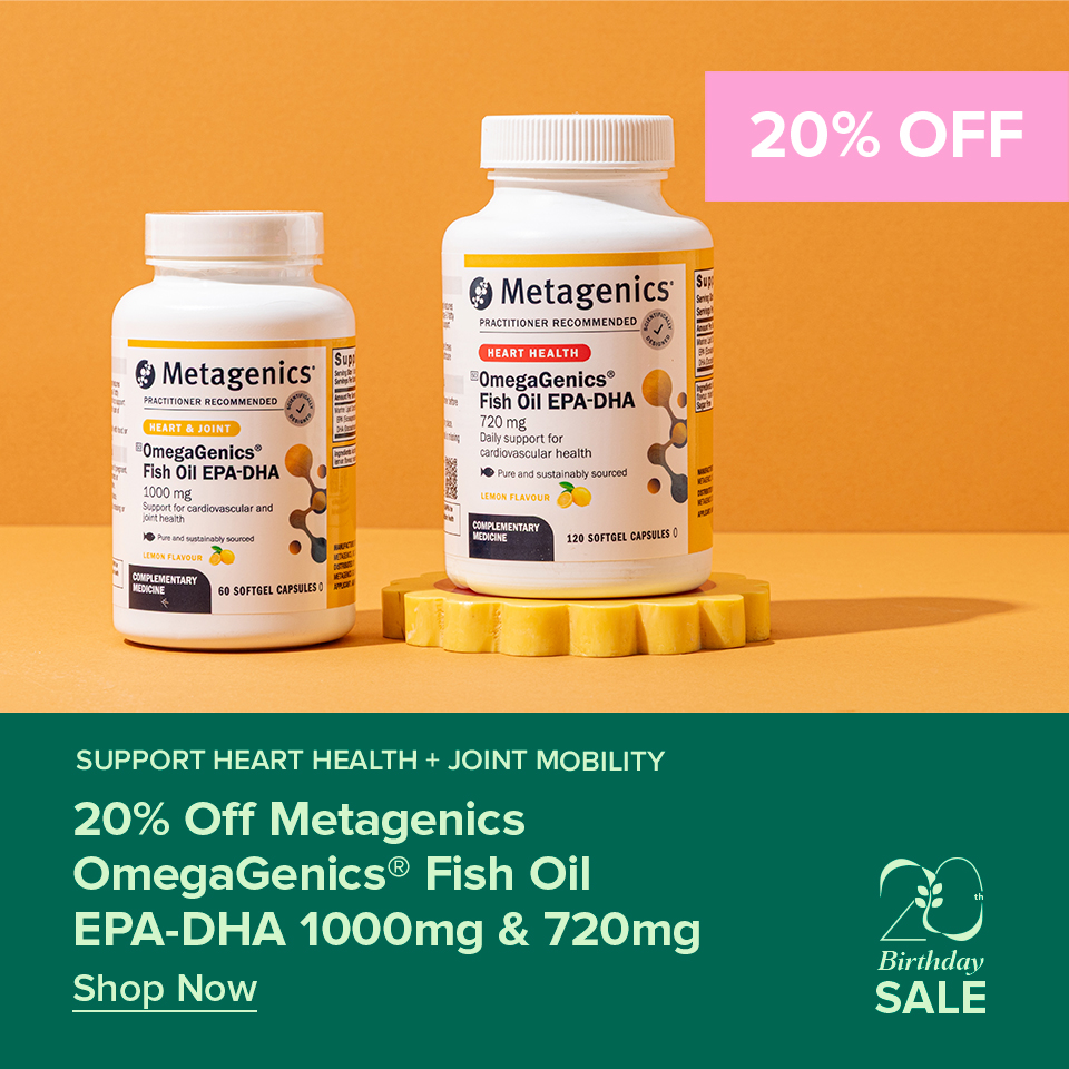 20% Off Metagenics OmegaGenics EPA DHA 1000mg & 720mg