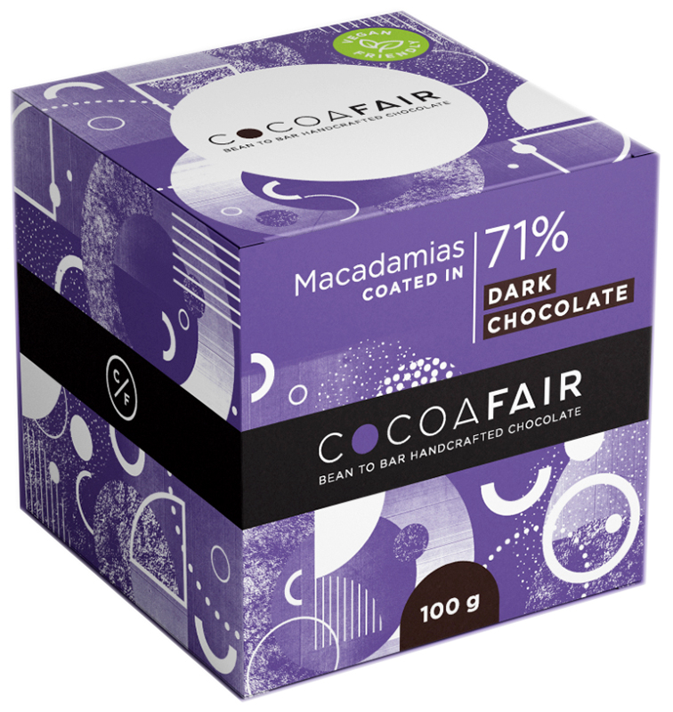 Buy Cocoafair Macadamias in 71% Dark Chocolate Online | Faithful