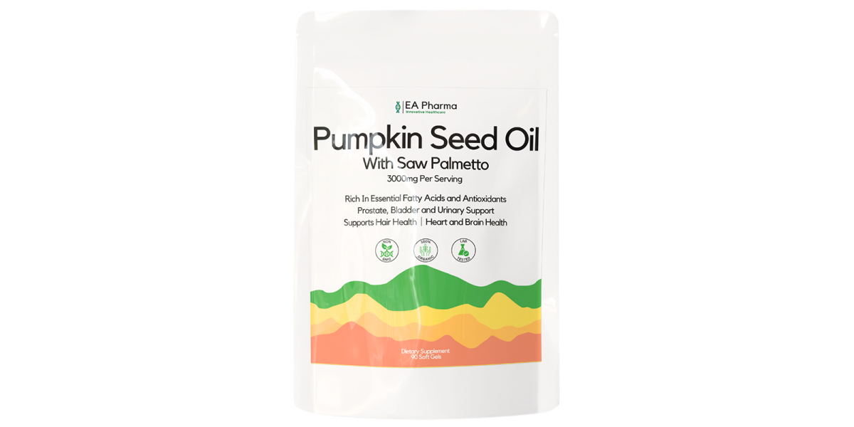 MicroIngredients Pumpkin Seed Oil with Saw Palmetto, 3000mg