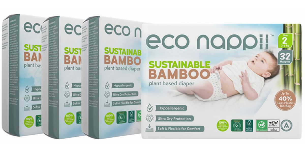 Buy Eco Nappii Bamboo Nappies 2 (3-6KG) / Mega Master Pack Online