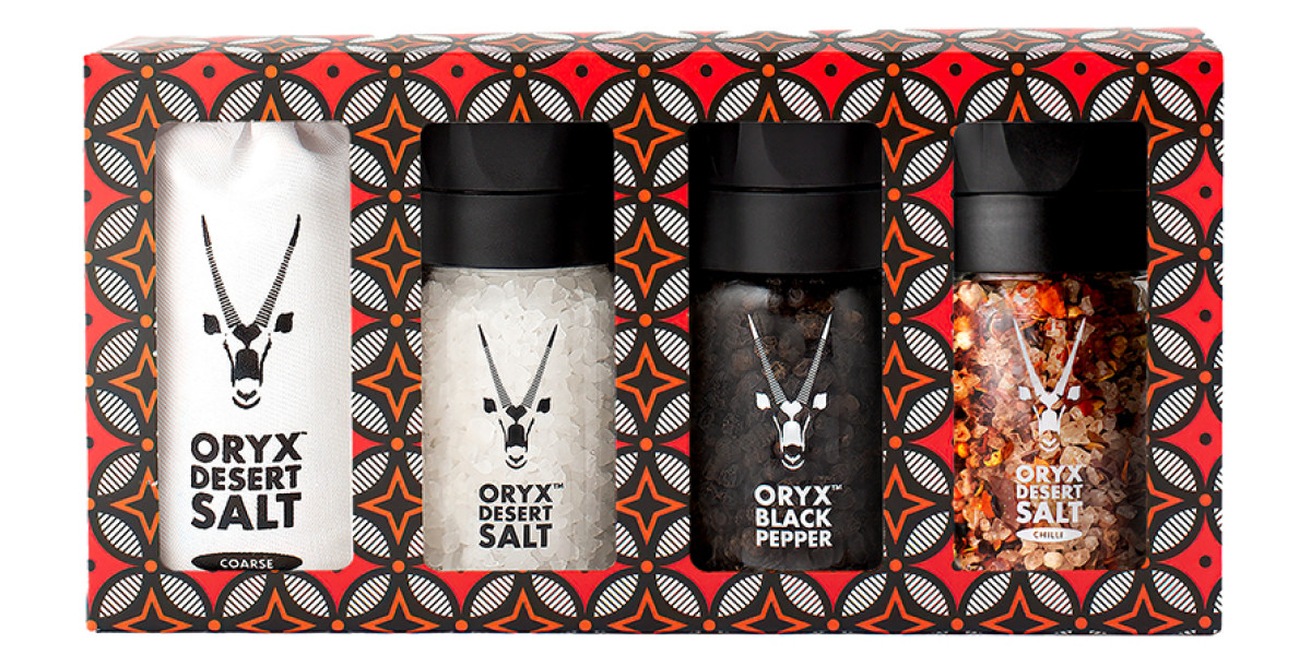 Buy Oryx Gift Pack - Salt, Pepper, Chilli Grinders & Coarse Refill