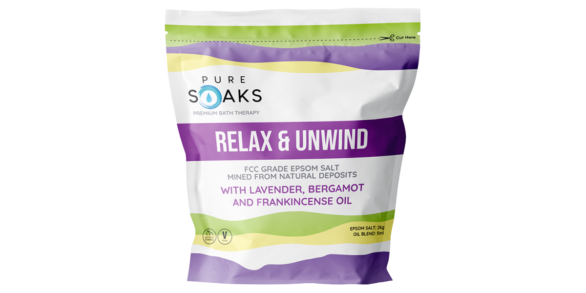 Buy Pure Soaks Bath Therapy Salts - Relax & Unwind 3.75kg Online