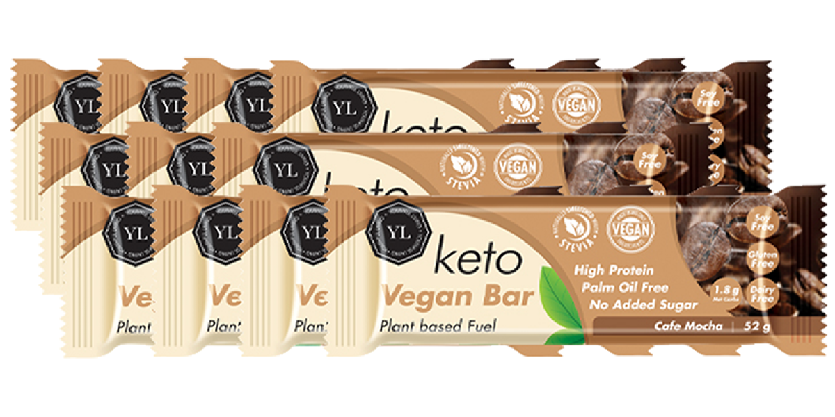 Buy Youthful Living Keto Vegan Bar - Cafe Mocha x 12 Online