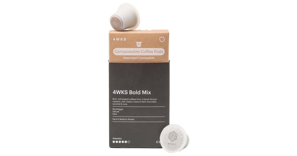 Buy 4WKS Compostable Coffee Pods - Bold Mix Online | Faithful to