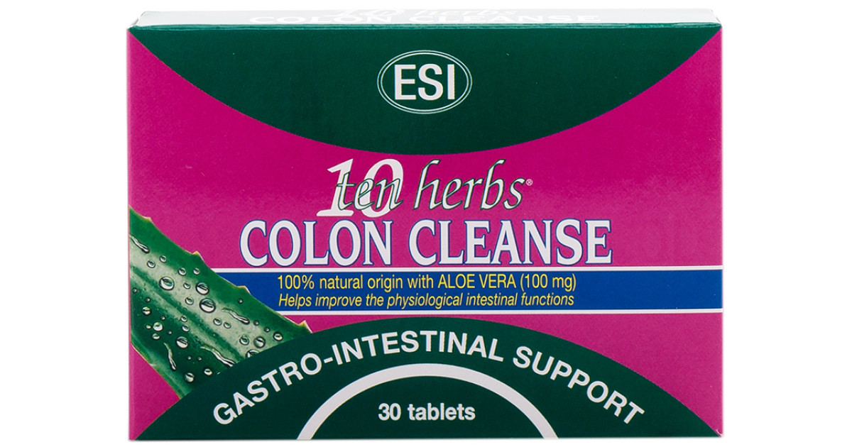 Buy ESI Ten Herbs Colon Cleanse Tablets Online | Faithful to Nature