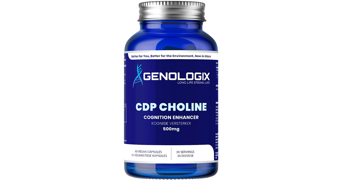 Buy Genologix - CDP Choline (Citicoline) 500mg - 30 Days Supply Online ...
