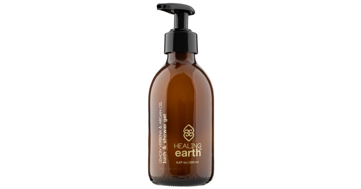 Buy Healing Earth Lemon Verbena Shower Gel Online | Faithful to Nature