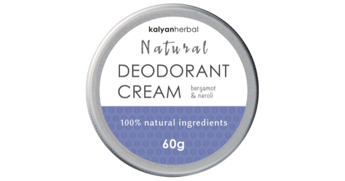 Buy Kalyan Herbal Natural Deodorant Cream - Bergamot & Neroli