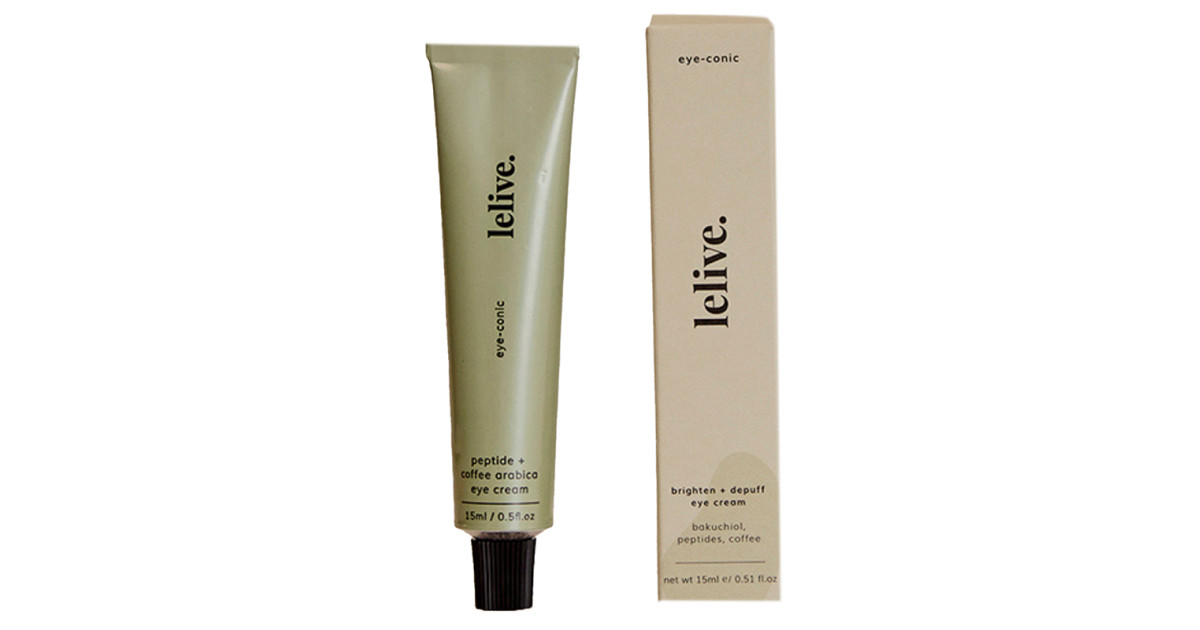 Buy Lelive. Eye-Conic Peptide + Coffee Arabica Eye Cream Online at Faithful to Nature
