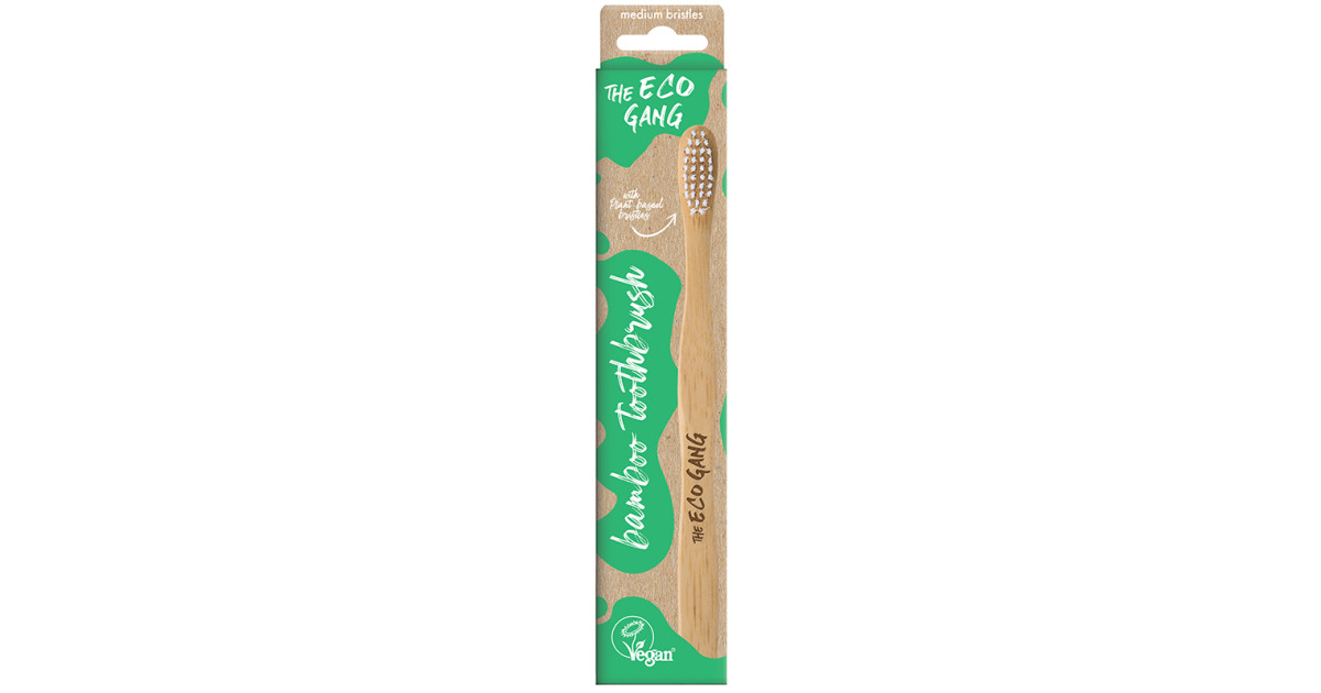 Buy The Eco Gang Adult Bamboo Toothbrush - Medium Online