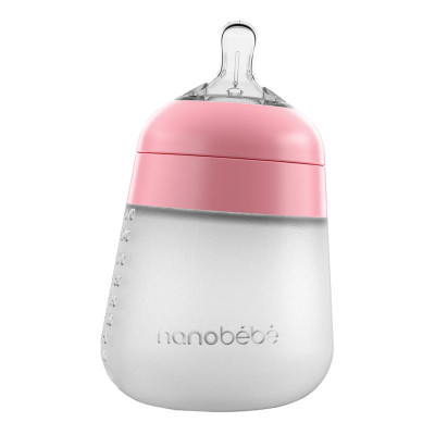 Nanobébé Breastmilk Bottle -Pink 