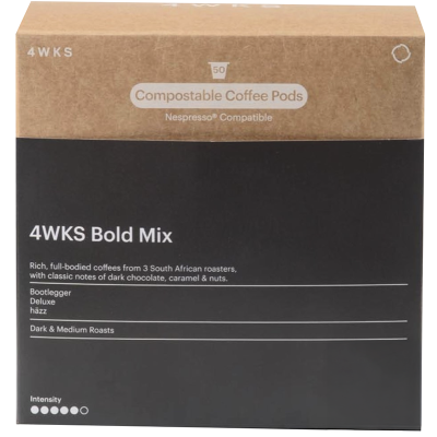 4WKS Bold Mix Compostable Coffee Pods 