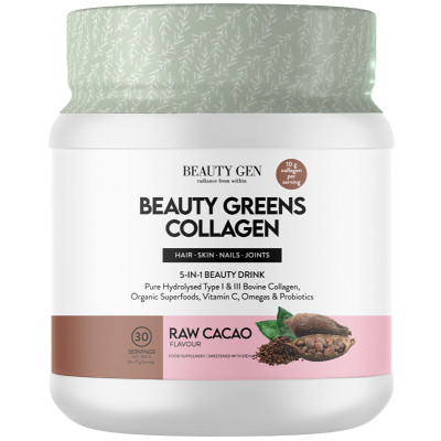 Beauty Gen Raw Cacao 5-In-1 Collagen Supplement - Tub